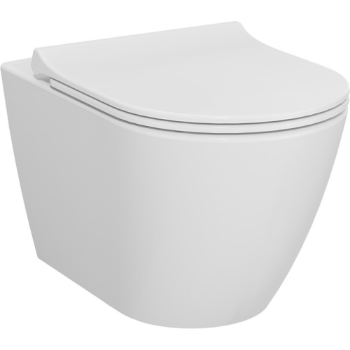 картинка Подвесной безободковый унитаз VitrA Sanibelle 7551B003-0075 от магазина Сантехстрой