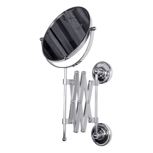 картинка TW Bristol 024, зеркало косметическое настенное, 2-х стороннее, D=19см, цвет держателя: хром от магазина Сантехстрой