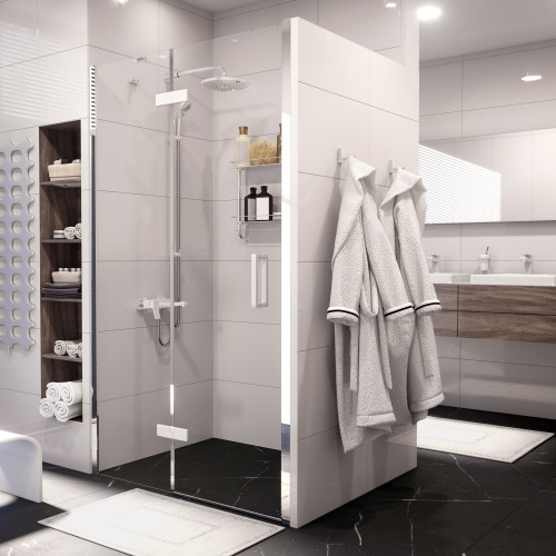 картинка Душевая дверь WasserKRAFT Aller 10H05LWHITE 120x200 Белый Хром от магазина Сантехстрой