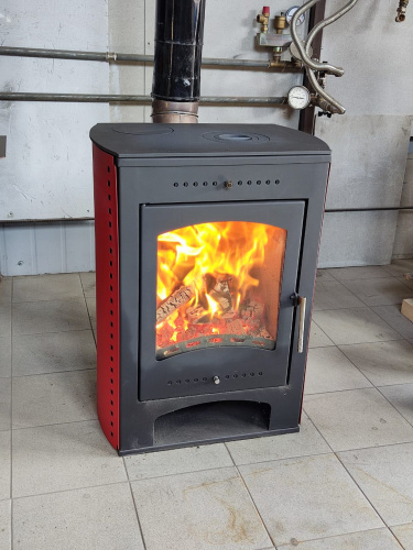 картинка Печь-камин Мета "Варта АКВА с плитой" 2Е от магазина Сантехстрой