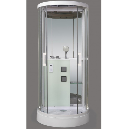 картинка Душевая кабина Grossman GR-140 100x90 профиль Белый стекло прозрачное от магазина Сантехстрой