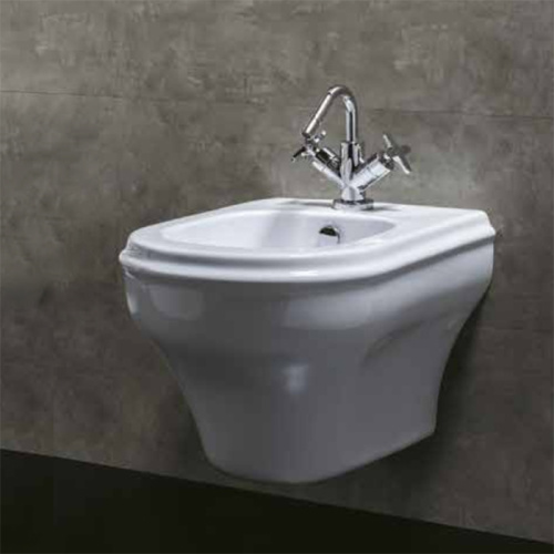 картинка AZZURRA CHARME биде подвесное 52х40см, с 1 отв.c креплением KIT 2000 CF, цвет белый от магазина Сантехстрой