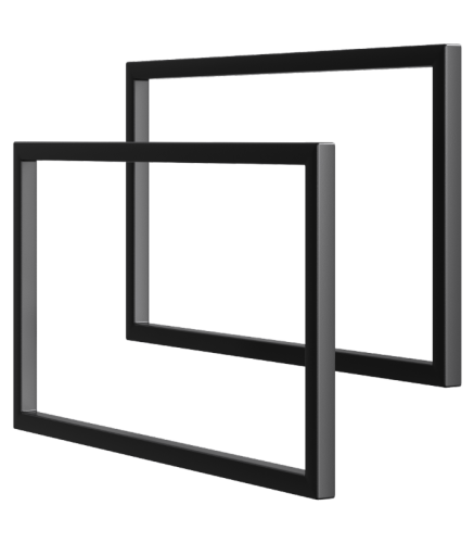 картинка Ножки для тумбы Aqwella frgn440 Черный от магазина Сантехстрой