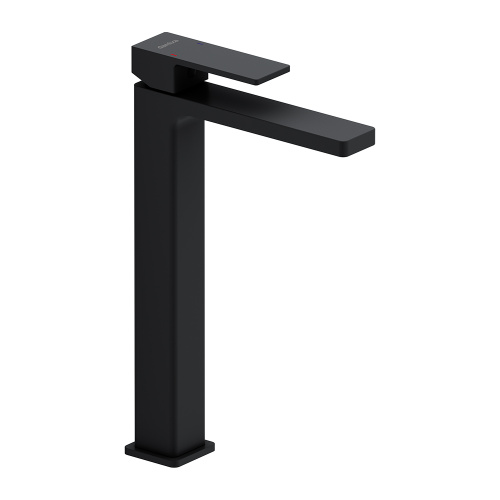 фотография 530250300 gala высокий смеситель для умывальника, чёрный