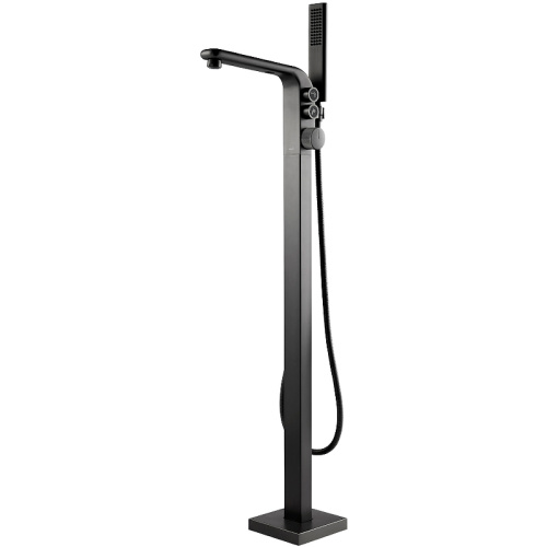 изображение смеситель для ванны black&white universe u7642gm 7642gm gun metal