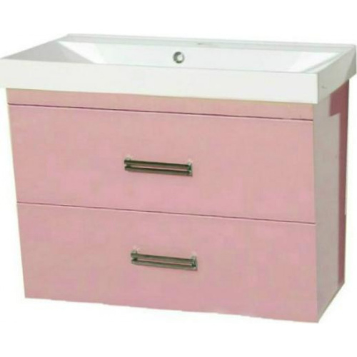 картинка Тумба с раковиной Misty Джулия Qvatro СО000005638 65 розовый от магазина Сантехстрой