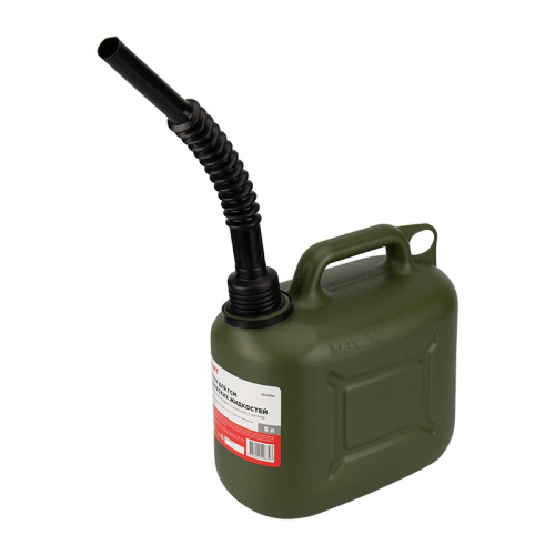 картинка Канистра REXANT для ГСМ и технических жидкостей,  вертикальная 5 л,  пластиковая,  усиленная от магазина Сантехстрой