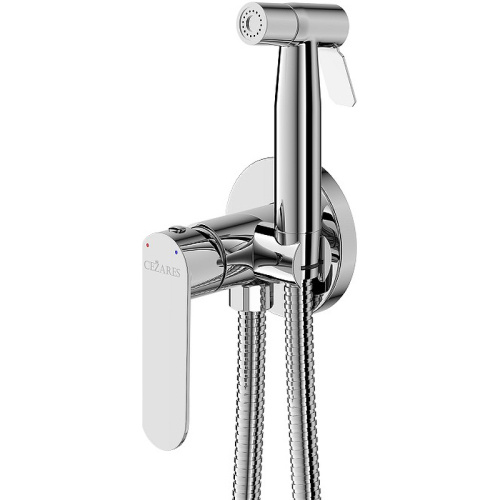 картинка Гигиенический душ со смесителем Cezares Stylus STYLUS-DIF-01 Хром от магазина Сантехстрой