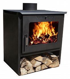 картинка Отопительный камин "Гармония 807-Д" черная от магазина Сантехстрой