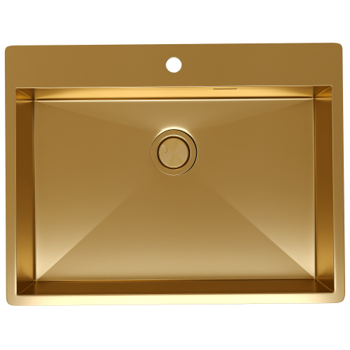 картинка Кухонная мойка Reflexion Iseo RX2265GD брашированное золото от магазина Сантехстрой