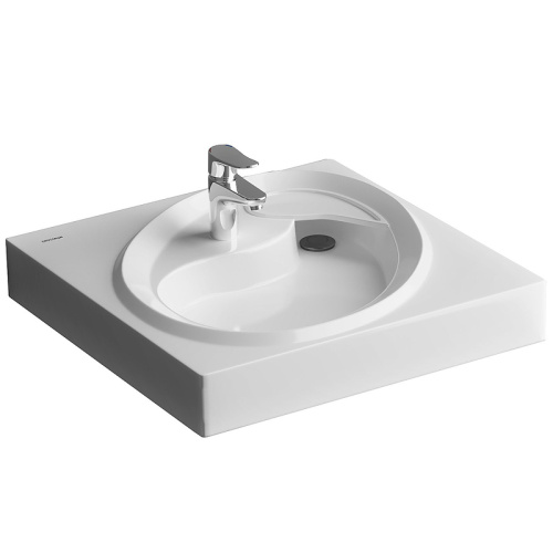 картинка Раковина Grossman Alvaro 60 1606001 на стиральную машину Белая от магазина Сантехстрой