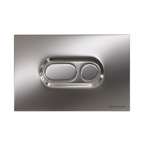 картинка Клавиша смыва, Artceram, Atelier, для унитаза, шгв 245*15*163, цвет-хром от магазина Сантехстрой