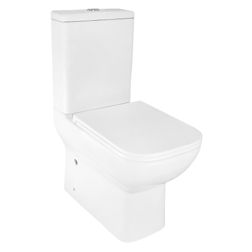 картинка Унитаз-компакт Azario VARO 365х615х805 напольный, безободковый,с быстросъемным сиденьем Микролифт, дюропласт (AZ-2171-1) от магазина Сантехстрой