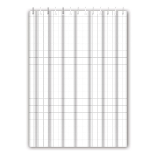 картинка Штора для ванной Haiba квадраты (HB75002) от магазина Сантехстрой