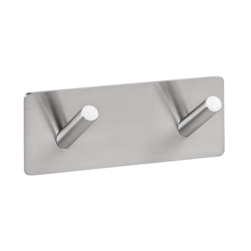 картинка 163106275 EASY Крючок двойной сталь шлифованная BEMETA от магазина Сантехстрой