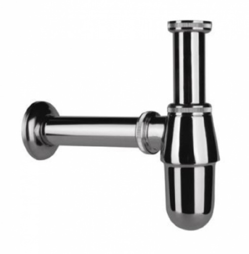 картинка Сифон для раковины PlastBrno EMCR001 Хром от магазина Сантехстрой