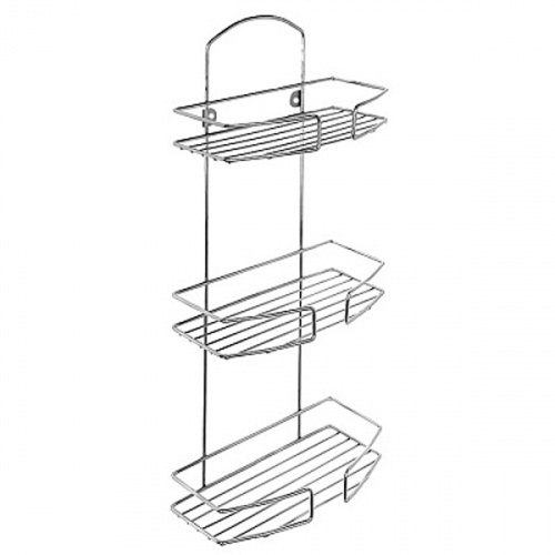 картинка Полка трехъярусная прямая Milardo , проволока стальная (013W030M44) от магазина Сантехстрой