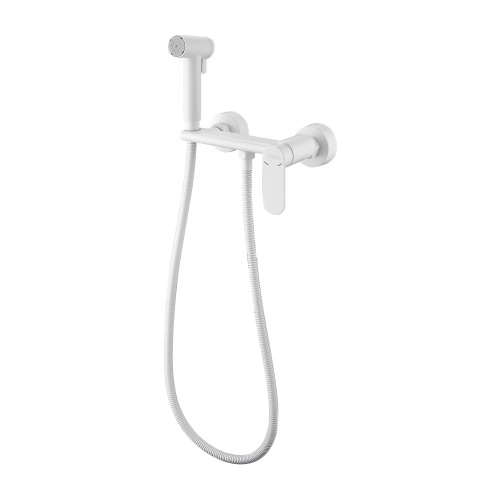 картинка Гигиенический душ со смесителем Haiba белый (HB5516-8) от магазина Сантехстрой