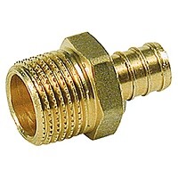 картинка Прямой фитинг Giacoqest с наружной резьбой 1/2"x3/4" M для обжимного соединения от магазина Сантехстрой