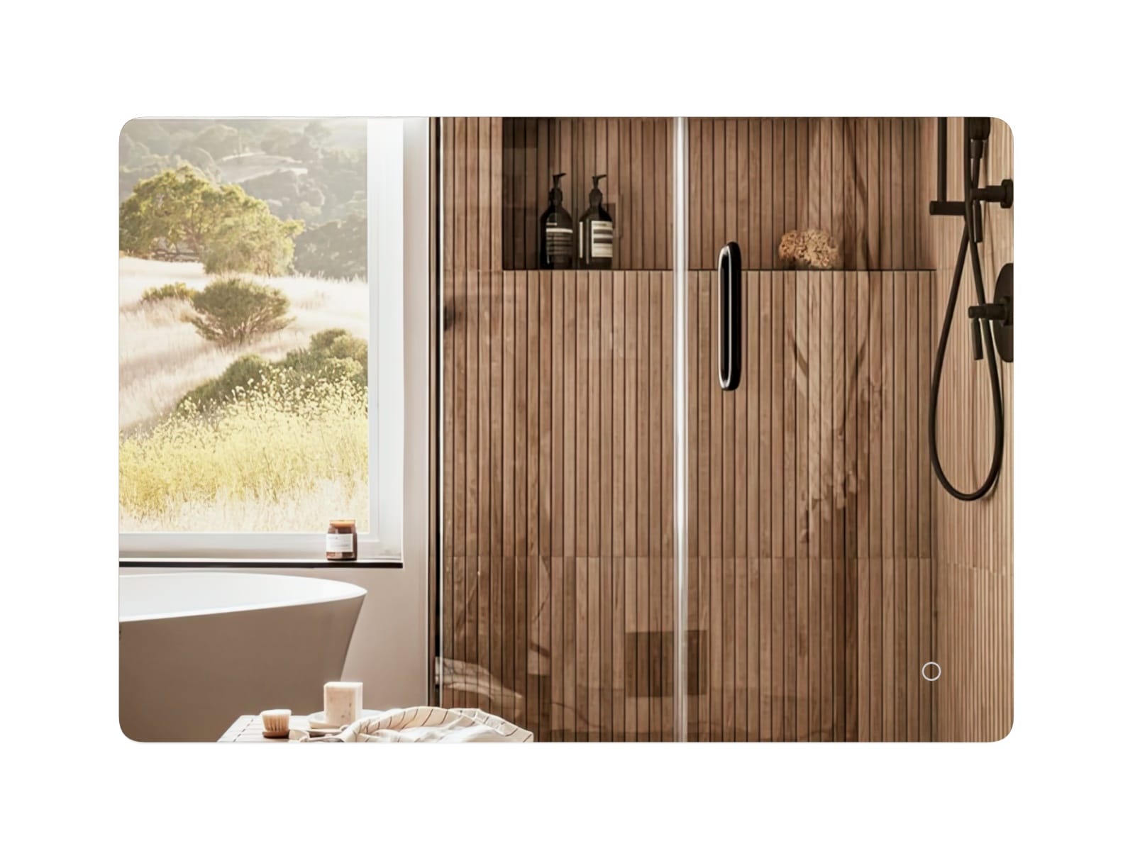 картинка ЗЕРКАЛО ЗОВ 8060 от магазина Сантехстрой