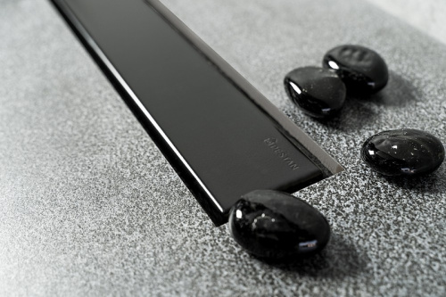 картинка Душевой лоток Pestan Confluo Frameless Line 850 Black Matte с решеткой Черный матовый / полая под плитку (13701322) от магазина Сантехстрой
