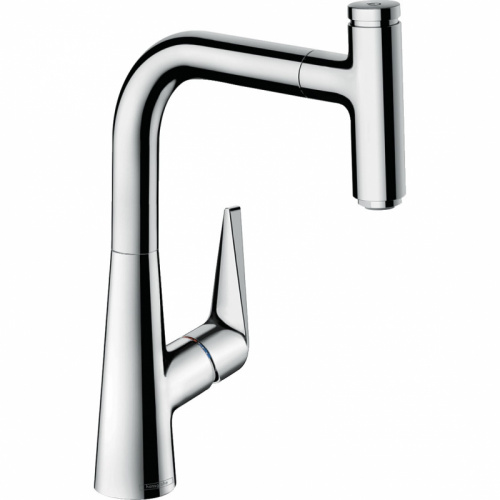 картинка смеситель для кухни hansgrohe 72822000 хром