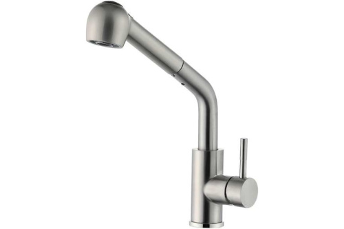 картинка смеситель zorg steel hammer нержавейка sh 5144 inox