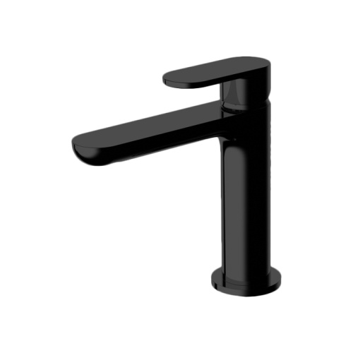 картинка Gattoni H2Omix7000 Смеситель для раковины с донным клапаном, излив 120 мм цвет Nero Opaco от магазина Сантехстрой