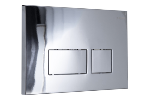 картинка Кнопка смыва Logan Space двойная, Chrome (297679) от магазина Сантехстрой
