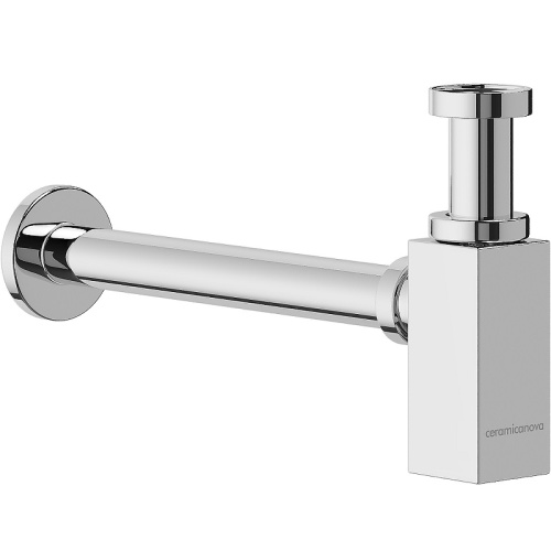 картинка Сифон для раковины Ceramica Nova 70002CH Хром от магазина Сантехстрой