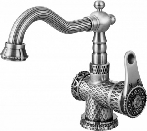 фотография смеситель для раковины zorg a 413u-sl хром