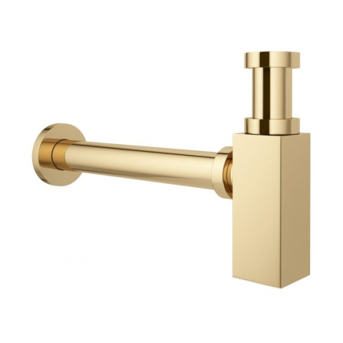 картинка Металлический сифон для раковины 2040122 ALPEN (золото) от магазина Сантехстрой