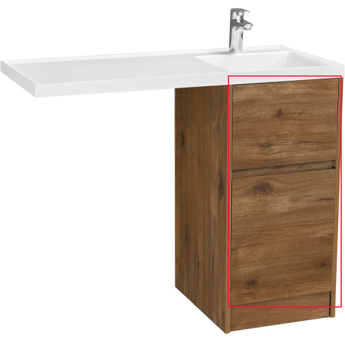 картинка Фасад для тумбы Aquaton Лондри 40 Дуб Рустикальный (1A274901LHDR0) от магазина Сантехстрой