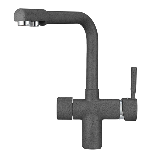 картинка Смеситель для кухни GRANULA (2088, ГРАФИТ) от магазина Сантехстрой