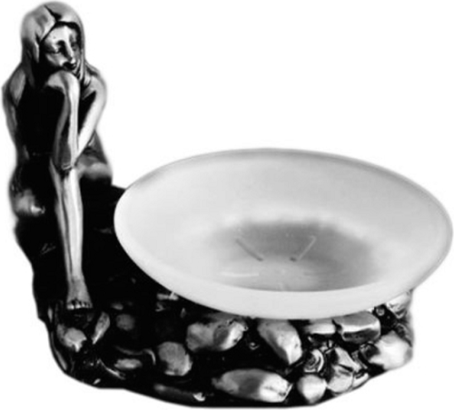 картинка Мыльница Art&Max Juno AM-0071C-T серебро от магазина Сантехстрой