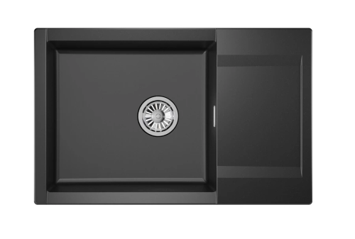 картинка Кухонная мойка GRANULA ESTETICA (7807, ШВАРЦ) от магазина Сантехстрой