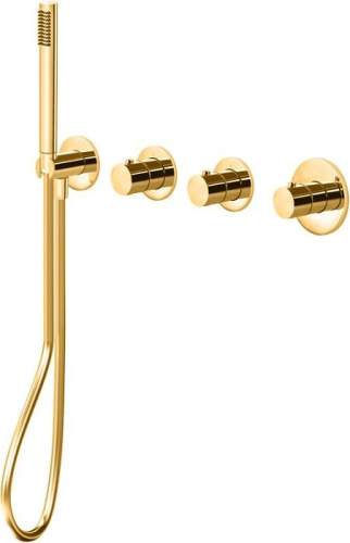 фотография mde000hgsp внеш.комплект для скрытого термостатич.смесителя для душа/ванны,мед.золото браш. (285938)