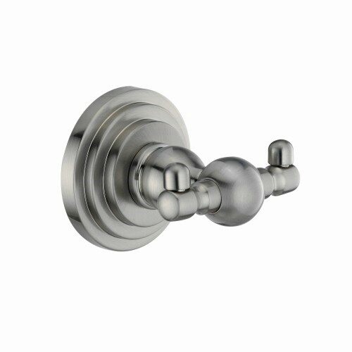 картинка Двойной крючок WasserKRAFT Ammer K-7023D Хром матовый от магазина Сантехстрой