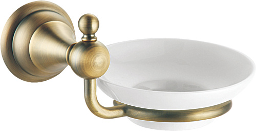 картинка Мыльница Azario ELVIA, Бронза (AZ-91108Q) от магазина Сантехстрой