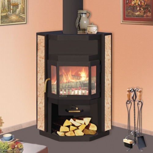 картинка Печь-камин Мета "Нева" (АОТ-6,0) угловой от магазина Сантехстрой