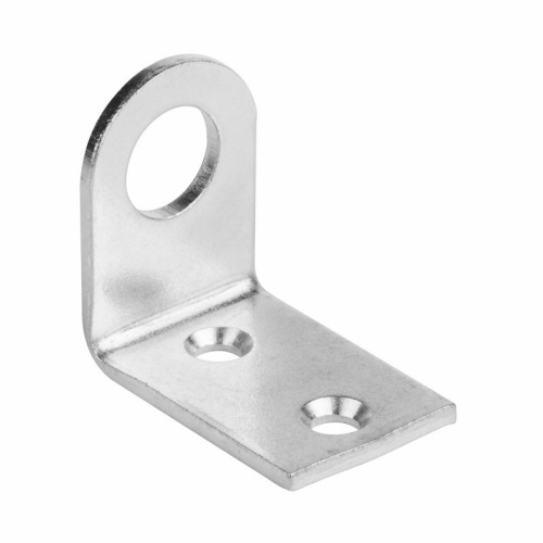 картинка Накладка для замка 18х50 цинк гнутая ЧЕТЫРЕ СЕЗОНА от магазина Сантехстрой