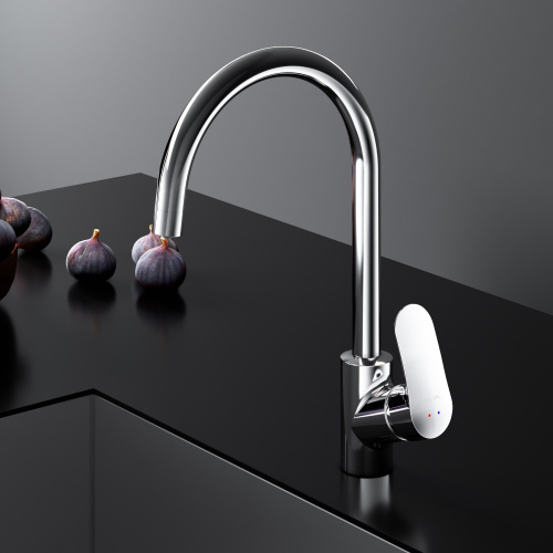 картинка f8007700 like, смеситель для кухни с каналом для питьевой воды, хром, шт.