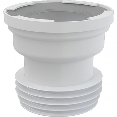 картинка Выпускной патрубок для унитаза Alcadrain A991 гофровый Белый от магазина Сантехстрой