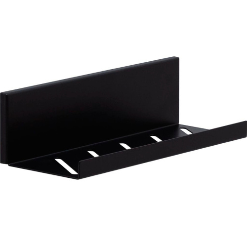 картинка Металлическая полка Aquanet Магнум 30 302224 Черная матовая от магазина Сантехстрой