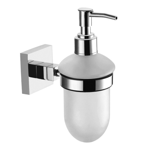 картинка Дозатор жидкого мыла AZARIO RINA 200 мл. подвесной, стеклянный, хром (AZ-87012) от магазина Сантехстрой