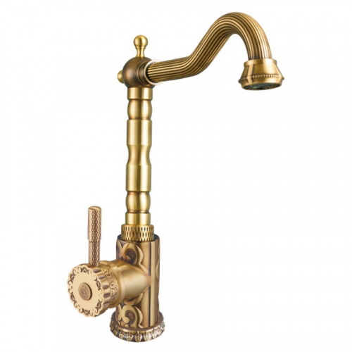 картинка смеситель для кухни zorg a 109k-br бронза