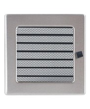 картинка Вент. решетка с жалюзи 170х170 мм (никель) от магазина Сантехстрой