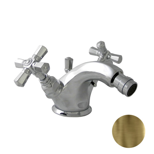 картинка Nicolazzi Teide Four Смеситель для биде на 1 отверстие, с донным клапаном, цвет: бронза от магазина Сантехстрой