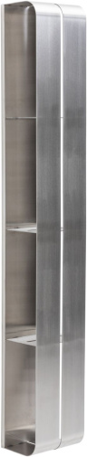 картинка Полка Магнум 150х1000х112 вертикальная цв. сталь браш (334114) от магазина Сантехстрой