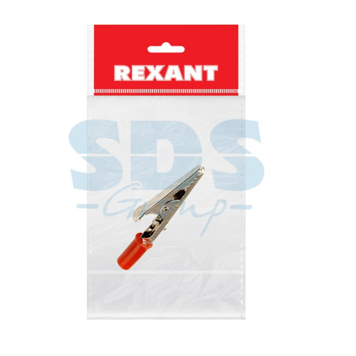 картинка Зажим «крокодил» 15 А 53 мм REXANT от магазина Сантехстрой